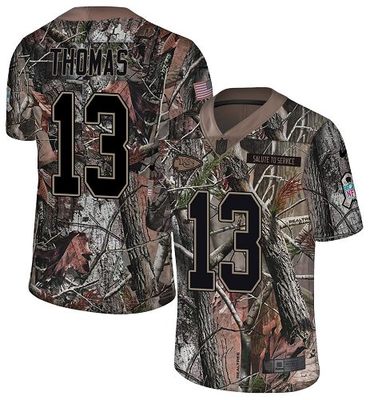 Nike Chiefs #13 De’Anthony Thomas Camo Men’s Stitched NFL Limited Rush Realtree Jersey