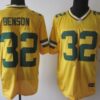 Nike Green Bay Packers #32 Cedric Benson Yellow Elite Jersey