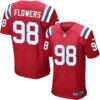 Nike New England Patriots #98 Trey Flowers Red Alternate Men’s Stitched NFL Elite Jersey