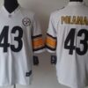 Nike Pittsburgh Steelers #43 Troy Polamalu White Limited Jersey