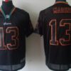 Nike Miami Dolphins #13 Dan Marino Lights Out Black Elite Jersey