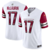 Men’s Washington Commanders #17 Terry McLaurin White 2023 F.U.S.E. Vapor Limited Football Stitched Jersey