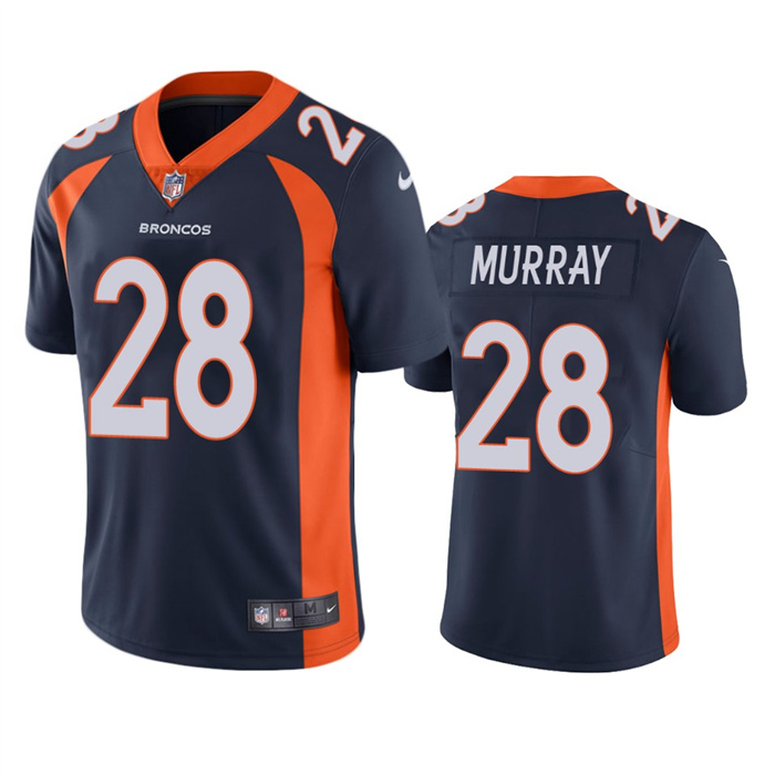Men’s Denver Broncos #28 Latavius Murray Navy Vapor Untouchable Stitched Jersey