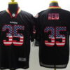 Nike San Francisco 49ers #35 Eric Reid 2014 USA Flag Fashion Black Elite Jersey