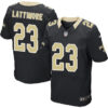 Nike New Orleans Saints #23 Marshon Lattimore Black Team Color Men’s Stitched NFL Elite Jersey