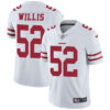 Nike San Francisco 49ers #52 Patrick Willis White Men’s Stitched NFL Vapor Untouchable Limited Jersey