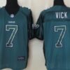 Nike Philadelphia Eagles #7 Michael Vick Drift Fashion Green Elite Jersey