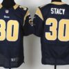 Nike St. Louis Rams #30 Zac Stacy Navy Blue Elite Jersey