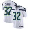 Nike Seahawks 32 Chris Carson White Men’s Stitched NFL Vapor Untouchable Limited Jersey