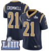 #21 Limited Nolan Cromwell Navy Blue Nike NFL Home Men’s Jersey Los Angeles Rams Vapor Untouchable Super Bowl LIII Bound