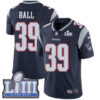 #39 Limited Montee Ball Navy Blue Nike NFL Home Men’s Jersey New England Patriots Vapor Untouchable Super Bowl LIII Bound