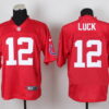 Nike Indianapolis Colts #12 Andrew Luck 2014 QB Red Elite Jersey