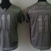 Nike Oakland Raiders #11 Sebastian Janikowski Gray Shadow Elite Jersey