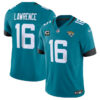 Men’s Jacksonville Jaguars #16 Trevor Lawrence Teal 2023 F.U.S.E With 3- Star C Patch Vapor Untouchable Limited Football Stitched Jersey