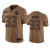 Men’s Seattle Seahawks #33 Jamal Adams 2023 Brown Salute To Service Limited Football Stitched Jersey