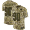 Nike Rams #90 Michael Brockers Camo Men’s Stitched NFL Limited 2018 Salute To Service Jersey