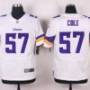 Men’s Minnesota Vikings #57 Audie Cole White Road NFL Nike Elite Jersey
