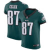 Men’s Nike Philadelphia Eagles #87 Brent Celek Midnight Green Team Color Stitched NFL Vapor Untouchable Elite Jersey