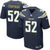Men’s San Diego Chargers #52 Denzel Perryman Navy Blue Team Color NFL Nike Elite Jersey