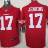 Nike San Francisco 49ers #17 A.J. Jenkins Red Limited Jersey