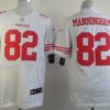 Nike San Francisco 49ers #82 Mario Manningham White Elite Jersey