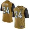 Men’s Jacksonville Jaguars #24 T. J. Yeldon Nike Gold Color Rush 2015 NFL Limited Jersey