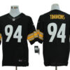 Size 60 4XL-Nike Pittsburgh Steelers 94 Timmons Blck Elite NFL Jersey