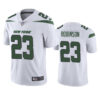 Men’s New York Jets #23 James Robinson White Vapor Untouchable Limited Stitched Jersey