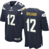 Men’s San Diego Chargers #12 Travis Benjamin Navy Blue Team Color Stitched NFL Nike Elite Jersey