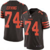 Men’s Cleveland Browns #74 Cameron Erving Brown 2016 Color Rush Stitched NFL Nike Limited Jersey
