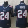Nike New England Patriots #24 Darrelle Revis Blue Game Jersey