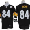 Size 60 4XL-Antonio Brown Pittsburgh Steelers #84 Black Stitched Nike Elite NFL Jerseys