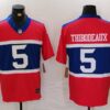 Men’s New York Giants #5 Kayvon Thibodeaux Century Red Alternate Vapor F.U.S.E. Limited Football Stitched Jersey