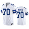 Men’s Dallas Cowboys #70 Zack Martin White 2023 F.U.S.E. Limited Stitched Football Jersey
