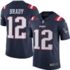 Men’s New England Patriots #12 Tom Brady Nike Navy Color Rush Limited Jersey