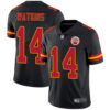 Nike Kansas City Chiefs #14 Sammy Watkins Black Men’s Stitched NFL Limited Rush Jersey