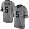 Nike Bills #5 Tyrod Taylor Gray Men’s Stitched NFL Limited Gridiron Gray Jersey
