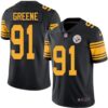 Nike Steelers #91 Kevin Greene Black Men’s Stitched NFL Limited Rush Jersey