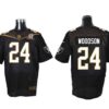 Men’s Oakland Raiders #24 Charles Woodson Black 2016 Pro Bowl Nike Elite Jersey
