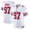 Men’s San Francisco 49ers #97 Nick Bosa White 2023 F.U.S.E. Vapor Untouchable Limited Stitched Football Jersey