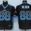 Men’s Carolina Panthers #88 Greg Olsen Black Drift Fashion NFL Nike Elite Jersey