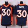 Men’s Denver Broncos #30 Terrell Davis Navy Blue Retired Player NFL Nike Elite Jersey