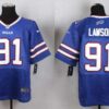 Men’s Buffalo Bills #91 Manny Lawson 2013 Nike Light Blue Elite Jersey