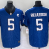 Men’s Indianapolis Colts #5 Anthony Richardson Royal 2023 FUSE Indiana Nights Limited Stitched Jersey