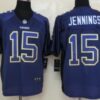 Nike Minnesota Vikings #15 Greg Jennings Drift Fashion Purple Elite Jersey