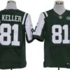 Nike New York Jets #81 Dustin Keller Green Elite Jersey