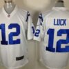 Nike Indianapolis Colts #12 Andrew Luck White Game Jersey