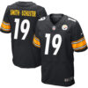 Nike Pittsburgh Steelers #19 JuJu Smith-Schuster Black Team Color Men’s Stitched NFL Elite Jersey
