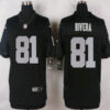Oakland Raiders #81 Mychal Rivera Nike Black Elite Jersey