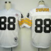 Pittsburgh Steelers #88 Lynn Swann White Throwback Jersey